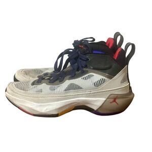 Nike Air Jordan XXXVII 37 Beyond Borders Bone Black MultiColor Size 3.5 Youth